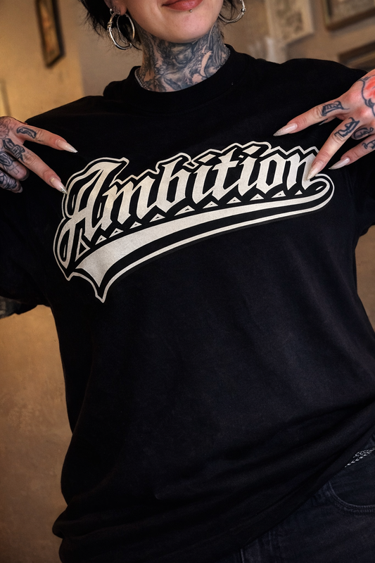 BLACK T-SHIRT AMBITION