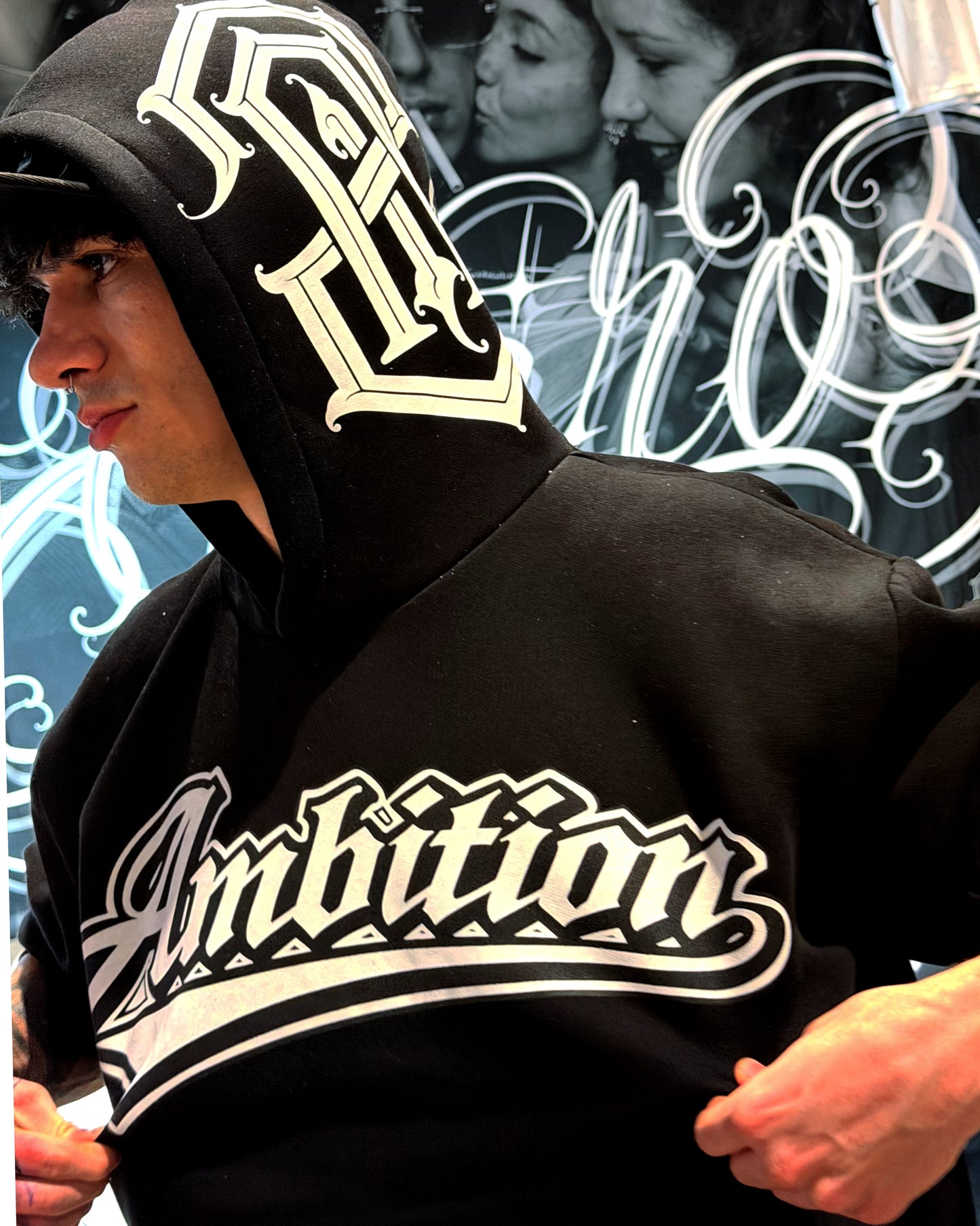 BLACK HOODIE AMBITION