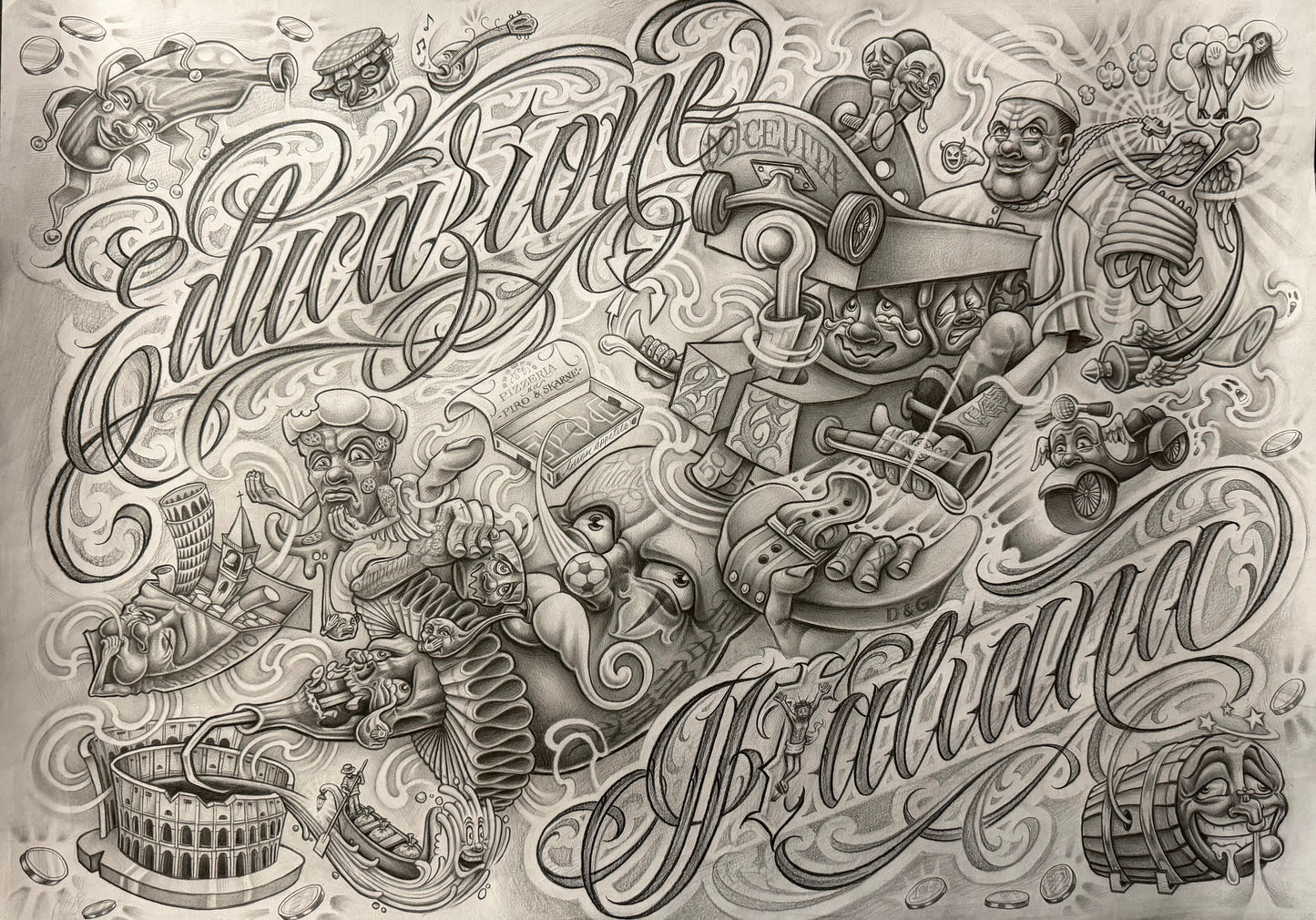 “EDUCAZIONE ITALIANA” 50x70